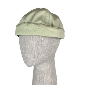 Zara green beanie hat